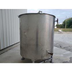 Image 1000 Gallon Heating Coil Tank - Stainless Steel - 10 from Bid-on-Equipment.com