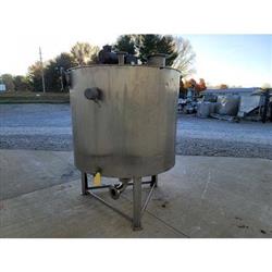 Image 525 Gallon Insulated Liquid Mixing Tank - Stainless Steel - 10 from Bid-on-Equipment.com