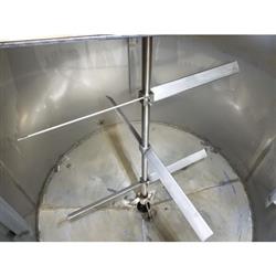 Image 525 Gallon Insulated Liquid Mixing Tank - Stainless Steel - 3 from Bid-on-Equipment.com