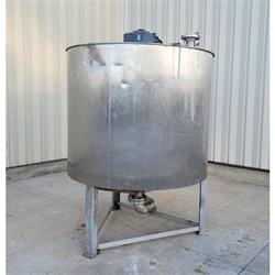 Image 525 Gallon Insulated Liquid Mixing Tank - Stainless Steel - 8 from Bid-on-Equipment.com