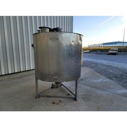 Image 525 Gallon Insulated Liquid Mixing Tank - Stainless Steel - 9 from Bid-on-Equipment.com