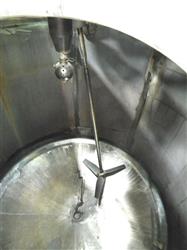 Image 200 Gallon Mixing Tank - Stainless Steel - 3 from Bid-on-Equipment.com