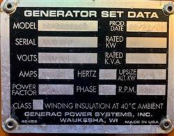 Image 50 kW GENERAC Diesel Generator  - 10 from Bid-on-Equipment.com