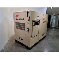 Image 125 HP INGERSOLL-RAND H100W Oil-Free Rotary Screw Air Compressor - 411 CFM - 3 from Bid-on-Equipment.com
