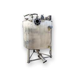 Image 525 Gallon Insulated Liquid Mixing Tank - Stainless Steel - 1 from Bid-on-Equipment.com