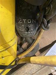 Image 2 Ton BUDGIT Electric Hoist and Trolley - Model 439610-2A - 4 from Bid-on-Equipment.com