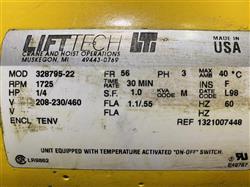 Image 2 Ton BUDGIT Electric Hoist and Trolley - Model 439610-2A - 8 from Bid-on-Equipment.com
