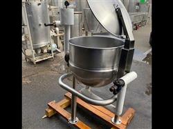 Image 60 Gallon GROEN Tilting Jacketed Steam Mix Kettle - Stainless Steel - 8 from Bid-on-Equipment.com