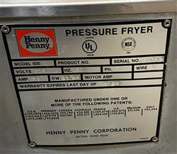 Image HENNY PENNY Computron 7000 500 C Pressure Fryer - 2 from Bid-on-Equipment.com
