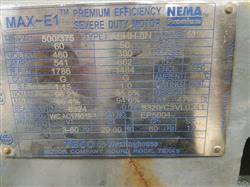 Image 500 HP TECO WESTINGHOUSE MAX-E1 NEMA Premium Efficiency Severe Duty Electric Motor - 7 from Bid-on-Equipment.com