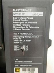 Image SQUARE D Masterpact NW08H1 Low-Voltage Power Circuit Breaker - 5 from Bid-on-Equipment.com