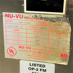 Image NU-VU OP-2RFM Proofer Oven - 2 from Bid-on-Equipment.com