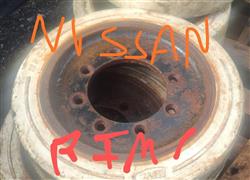 Image Lot of 4 Front NISSAN Forklift Hilo Tires with Rims - 21in X 7in X 15in, Orca PL Grey - 3 from Bid-on-Equipment.com