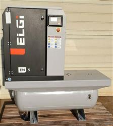 Image 7.5 HP ELGI EN5-150 Rotary Screw Air Compressor - 1 from Bid-on-Equipment.com