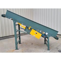 Image HYTROL CONVEYOR CO. TR Incline Slider-Bed Trough Belt Conveyor - 34in W X 11ft L - 2 from Bid-on-Equipment.com