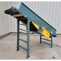 Image HYTROL CONVEYOR CO. TR Incline Slider-Bed Trough Belt Conveyor - 34in W X 11ft L - 4 from Bid-on-Equipment.com