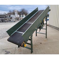 Image HYTROL CONVEYOR CO. TR Incline Slider-Bed Trough Belt Conveyor - 34in W X 11ft L - 6 from Bid-on-Equipment.com