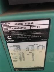 Image ONAN Natural Gas Generator - 80kW 3Phase / 53kW 1Phase - 3 from Bid-on-Equipment.com