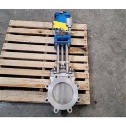 Image 8in TRUELINE VALVE CORP. F8112 Uni-Directional Knife Gate Valve - Stainelss Steel - 6 from Bid-on-Equipment.com