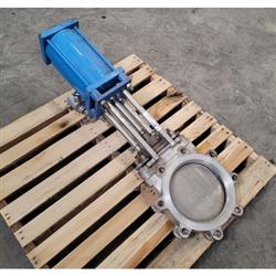 Image 8in TRUELINE VALVE CORP. F8112 Uni-Directional Knife Gate Valve - Stainelss Steel - 2 from Bid-on-Equipment.com