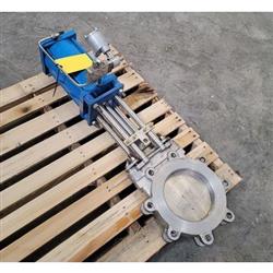 Image 8in TRUELINE VALVE CORP. F8112 Uni-Directional Knife Gate Valve - Stainelss Steel - 5 from Bid-on-Equipment.com