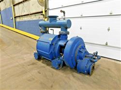 Image NASH AT-3006 Two Stage Liquid Ring Vacuum Pump with 150 HP Motor and Tank  - 4 from Bid-on-Equipment.com
