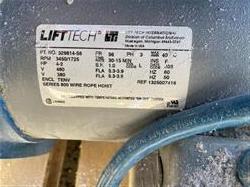 Image 5 Ton SHAW BOX LIFTTECH Wire Rope Hoist and Trolley - 11 from Bid-on-Equipment.com
