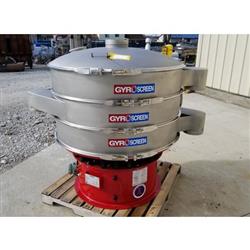 Image 48in Dia. SEPARATION TECHNIQUES S-1200-2SC Screener Separator Sifter GyroScreen - Two Deck Stainless Steel - 2 from Bid-on-Equipment.com