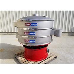 Image 48in Dia. SEPARATION TECHNIQUES S-1200-2SC Screener Separator Sifter GyroScreen - Two Deck Stainless Steel - 3 from Bid-on-Equipment.com