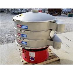 Image 48in Dia. SEPARATION TECHNIQUES S-1200-2SC Screener Separator Sifter GyroScreen - Two Deck Stainless Steel - 4 from Bid-on-Equipment.com