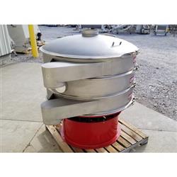 Image 48in Dia. SEPARATION TECHNIQUES S-1200-2SC Screener Separator Sifter GyroScreen - Two Deck Stainless Steel - 5 from Bid-on-Equipment.com