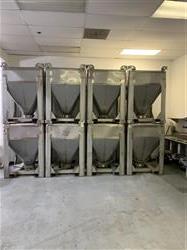 Image Powder Totes - Stainless Steel - 1 from Bid-on-Equipment.com