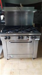 Image SOUTHBEND 6 Burner Gas Range with Convection Oven - 1 from Bid-on-Equipment.com