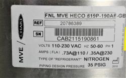 Image MVE 819P-190AF-GB Cryogenic Freezer - 6 from Bid-on-Equipment.com