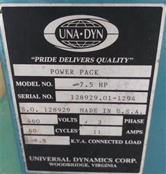 Image 7.5 HP UNA-DYN Power Pack Vacuum Pump - 2 from Bid-on-Equipment.com