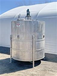 Image 3000 Gallon Mix Tank with Lightnin Air Mixer - Stainless Steel - 1 from Bid-on-Equipment.com