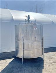 Image 3000 Gallon Mix Tank with Lightnin Air Mixer - Stainless Steel - 2 from Bid-on-Equipment.com