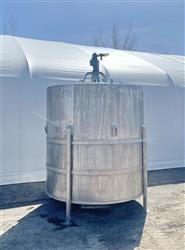 Image 3000 Gallon Mix Tank with Lightnin Air Mixer - Stainless Steel - 4 from Bid-on-Equipment.com