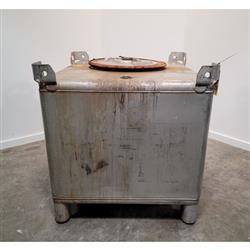 Image 300 Gallon HOOVER GROUP, INC. IBC Tote - Stainless Steel, Pressure Rated - 2 from Bid-on-Equipment.com