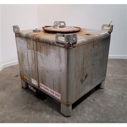 Image 300 Gallon HOOVER GROUP, INC. IBC Tote - Stainless Steel, Pressure Rated - 3 from Bid-on-Equipment.com