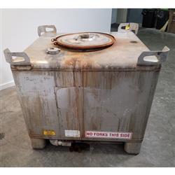 Image 300 Gallon HOOVER GROUP, INC. IBC Tote - Stainless Steel, Pressure Rated - 4 from Bid-on-Equipment.com