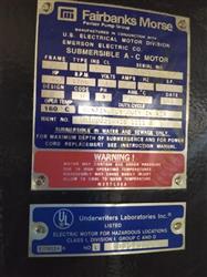 Image FAIRBANKS / MORSE Submersible Sewage Pump - 3 from Bid-on-Equipment.com
