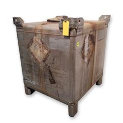 Image 370 Gallon CUSTOM METAL CRAFT INC. TransStore IBC Portable Tote Liquid Container - Stainless Steel - 1 from Bid-on-Equipment.com