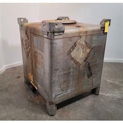 Image 370 Gallon CUSTOM METAL CRAFT INC. TransStore IBC Portable Tote Liquid Container - Stainless Steel - 3 from Bid-on-Equipment.com