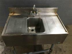 Image 40in Bar Sink - 2 from Bid-on-Equipment.com