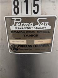 Image 120 Gallon PERMA SAN Mixing Tank with Mixer - Stainless Steel  - 1 from Bid-on-Equipment.com
