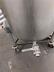 Image 120 Gallon PERMA SAN Mixing Tank with Mixer - Stainless Steel  - 3 from Bid-on-Equipment.com