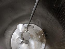 Image 120 Gallon PERMA SAN Mixing Tank with Mixer - Stainless Steel  - 4 from Bid-on-Equipment.com