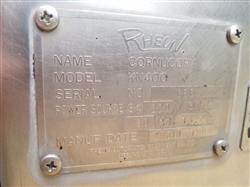 Image RHEON KN-400 Cornucopia Encruster - Stainless Steel - 6 from Bid-on-Equipment.com