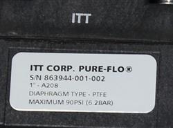 Image ITT CORP. PURE-FLO A208 / PTFE Pure-Flo 1 Diaphragm Valve Actuator and Indicator - 2 from Bid-on-Equipment.com